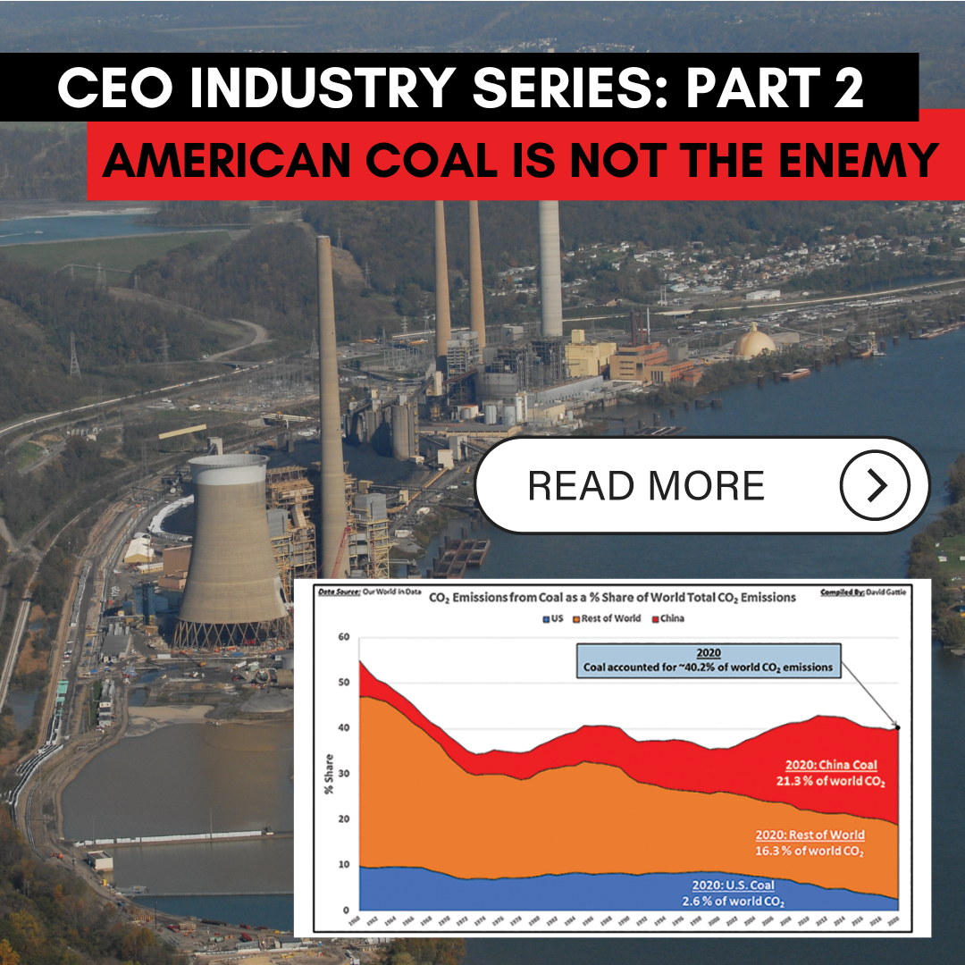 CEO series part 2: American coal is not the enemy