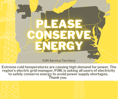 please conserve energy 