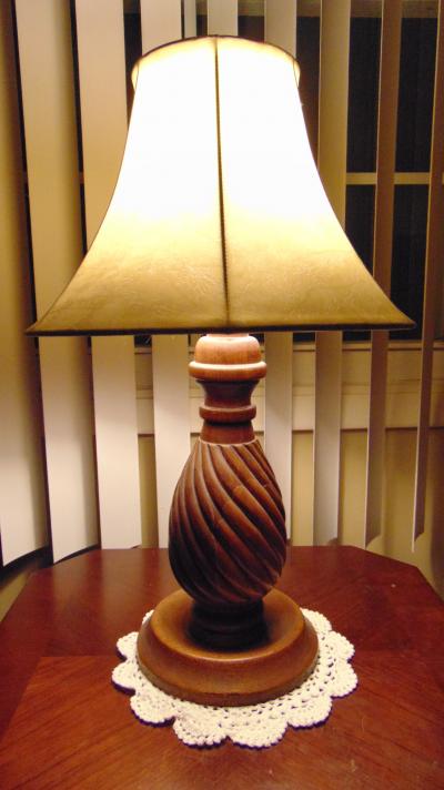 Turning on a house lamp